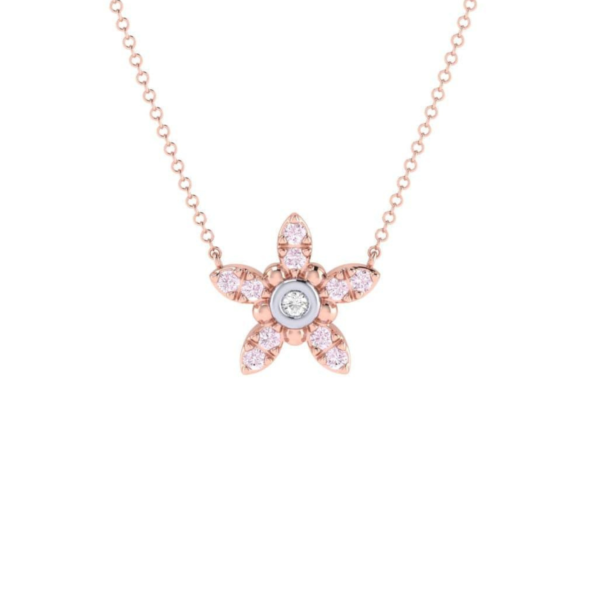 Eminence Pinks Diamond Star Pendant