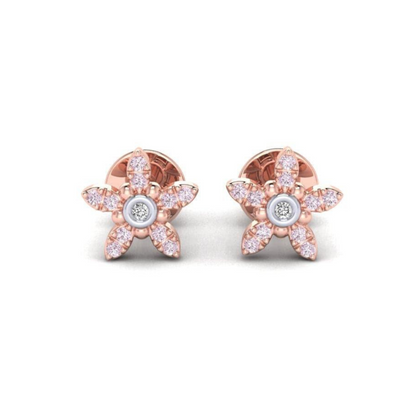 Eminence Pinks Diamond Star Earrings