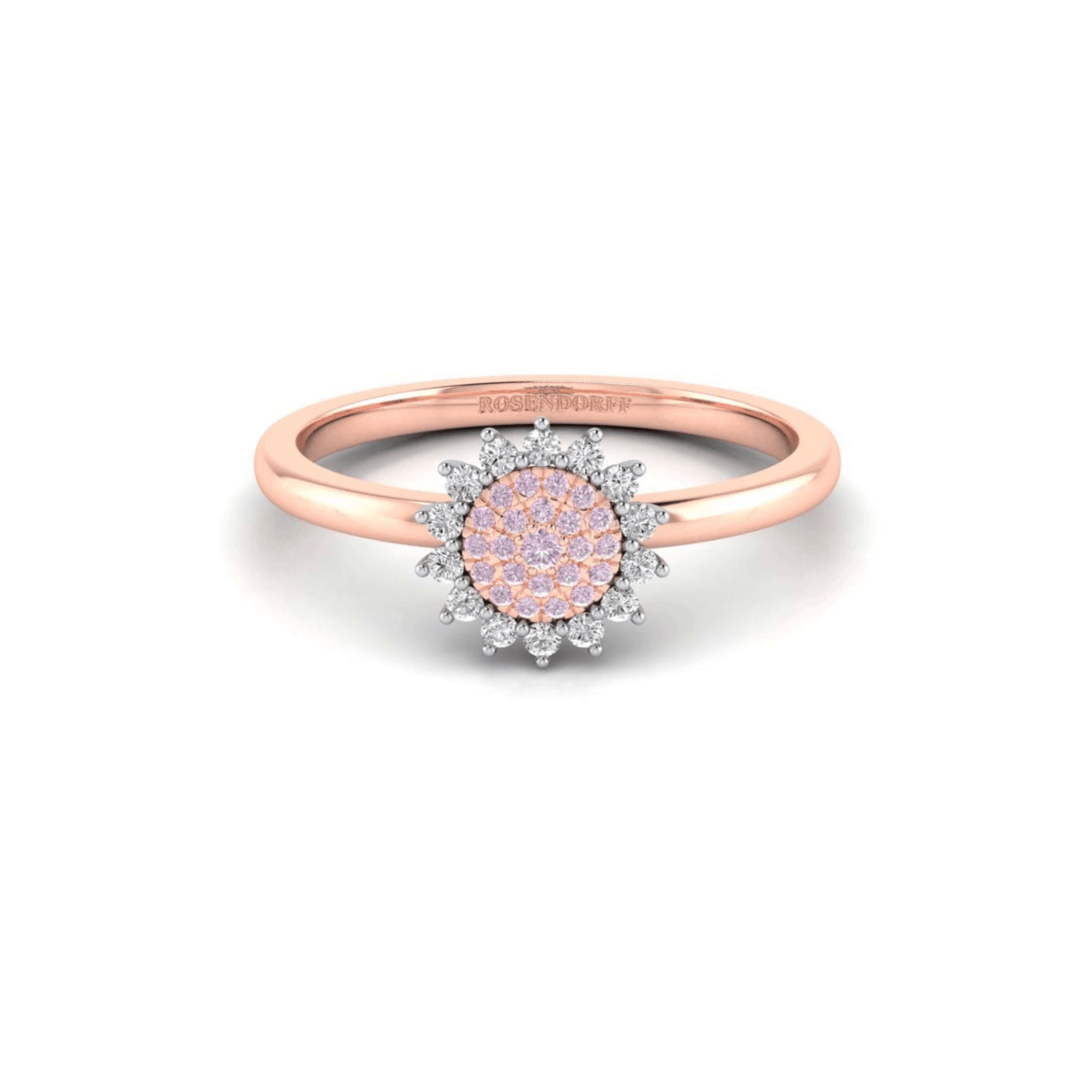 Eminence Pinks Diamond Sunflower Ring