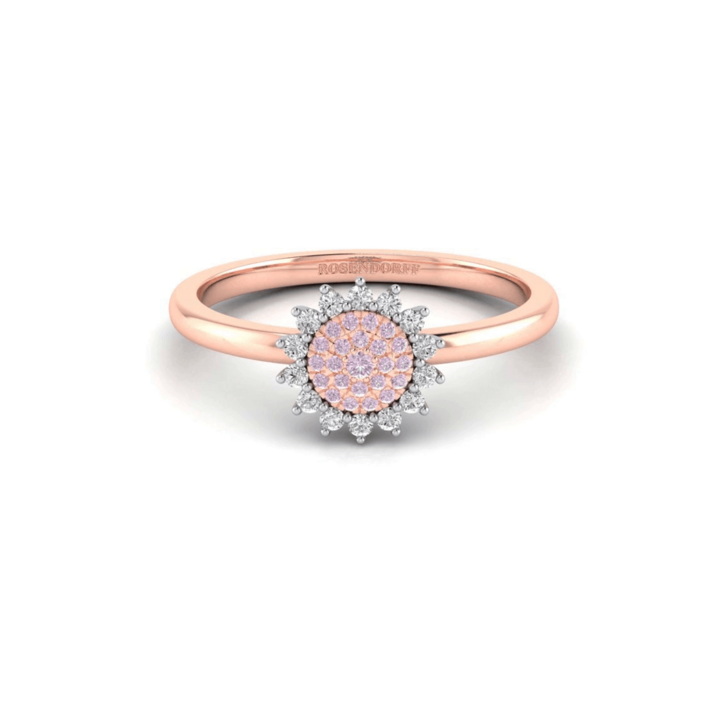 Eminence Pinks Diamond Sunflower Ring
