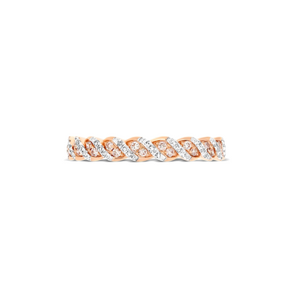 Eminence Pinks Diamond Twist Ring