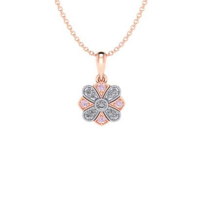 Eminence Pinks Diamond Vintage Pendant