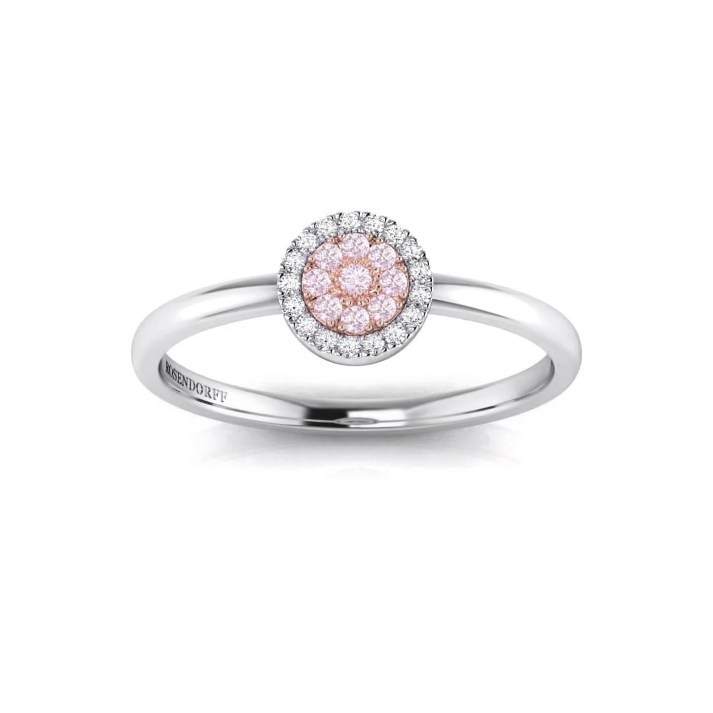 Eminence Pinks Diamond Disc Ring