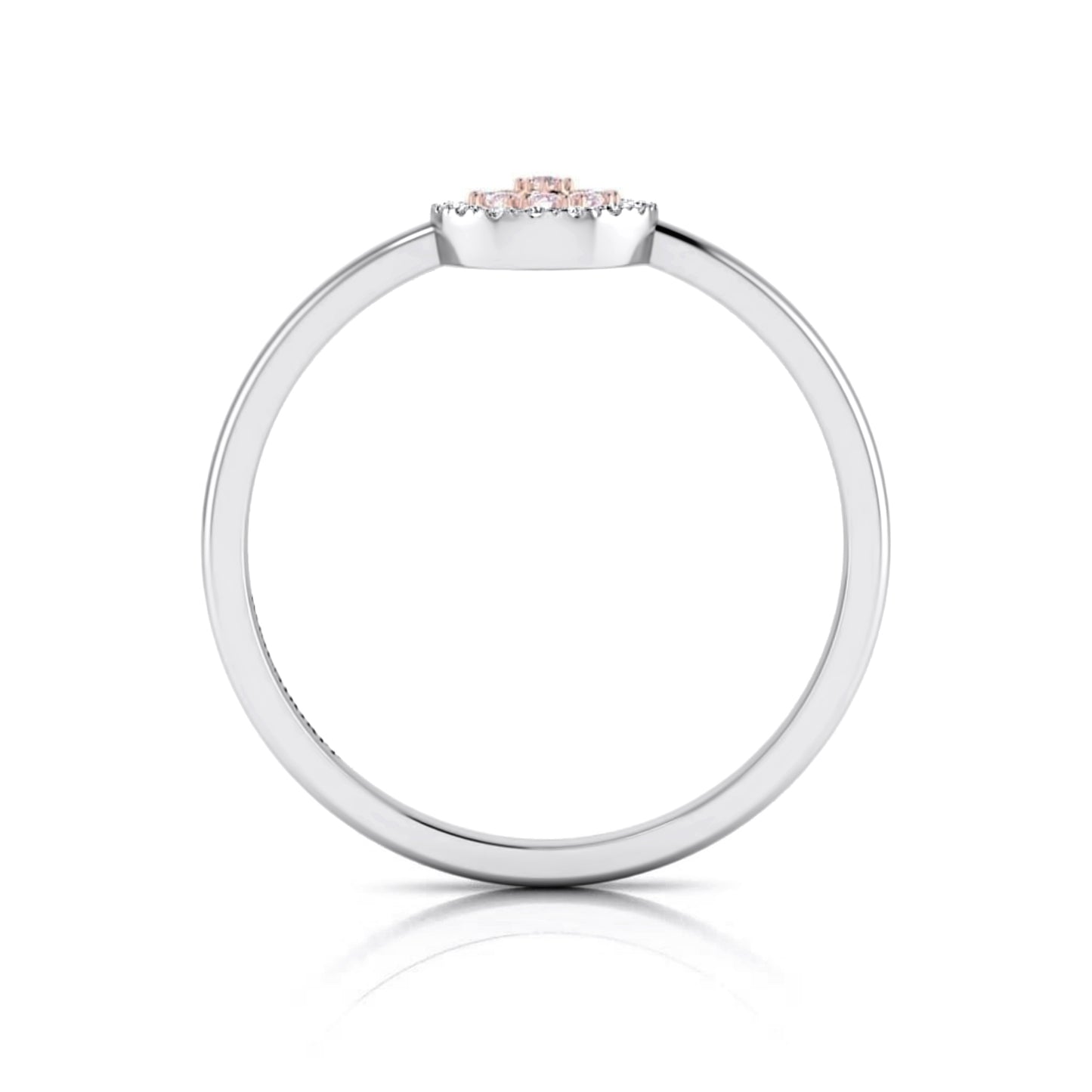 Eminence Pinks Diamond Disc Ring