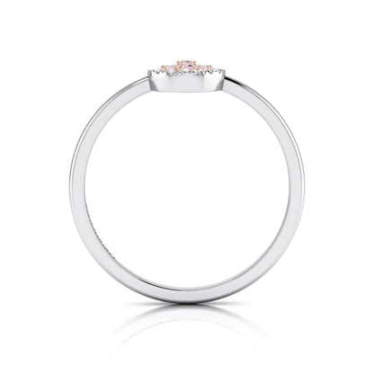 Eminence Pinks Diamond Disc Ring