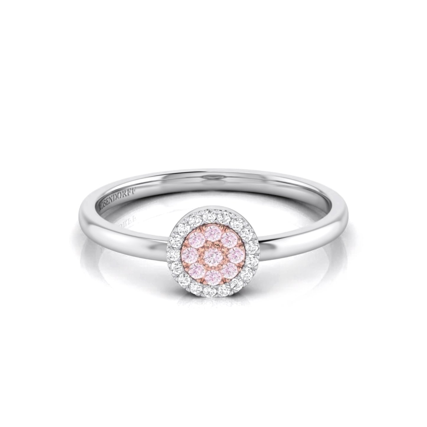 Eminence Pinks Diamond Disc Ring