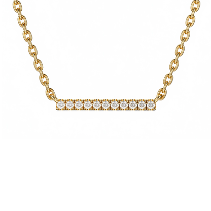 Full Diamond Bar Pendants