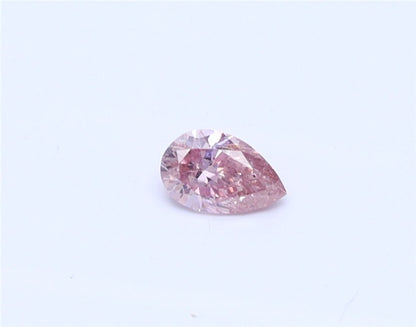 Argyle Pear 0.11ct 6PP SI Certified Loose Pink Diamond From WA