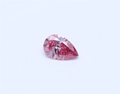 Argyle Pear 0.08ct 3P SI2 Certified Loose Pink Diamond From WA