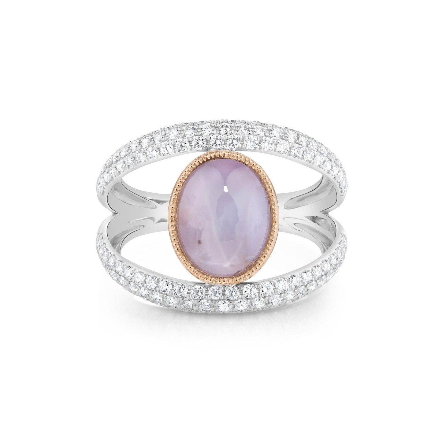 Purple Star Sapphire Dress Ring