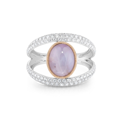 Purple Star Sapphire Dress Ring