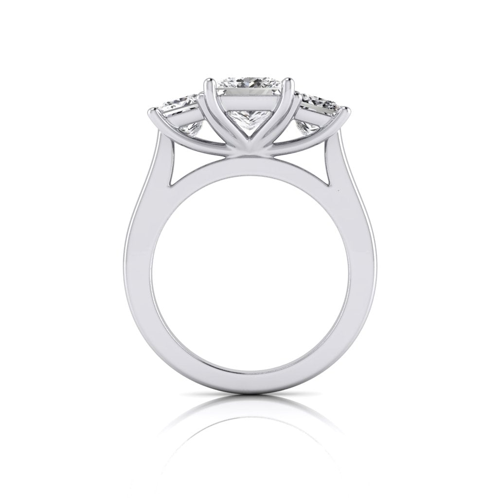 Riley Princess Cut Trilogy Ring