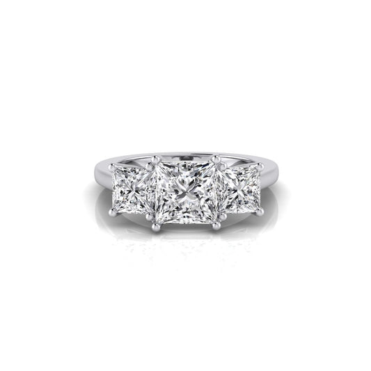 Riley Princess Cut Trilogy Ring