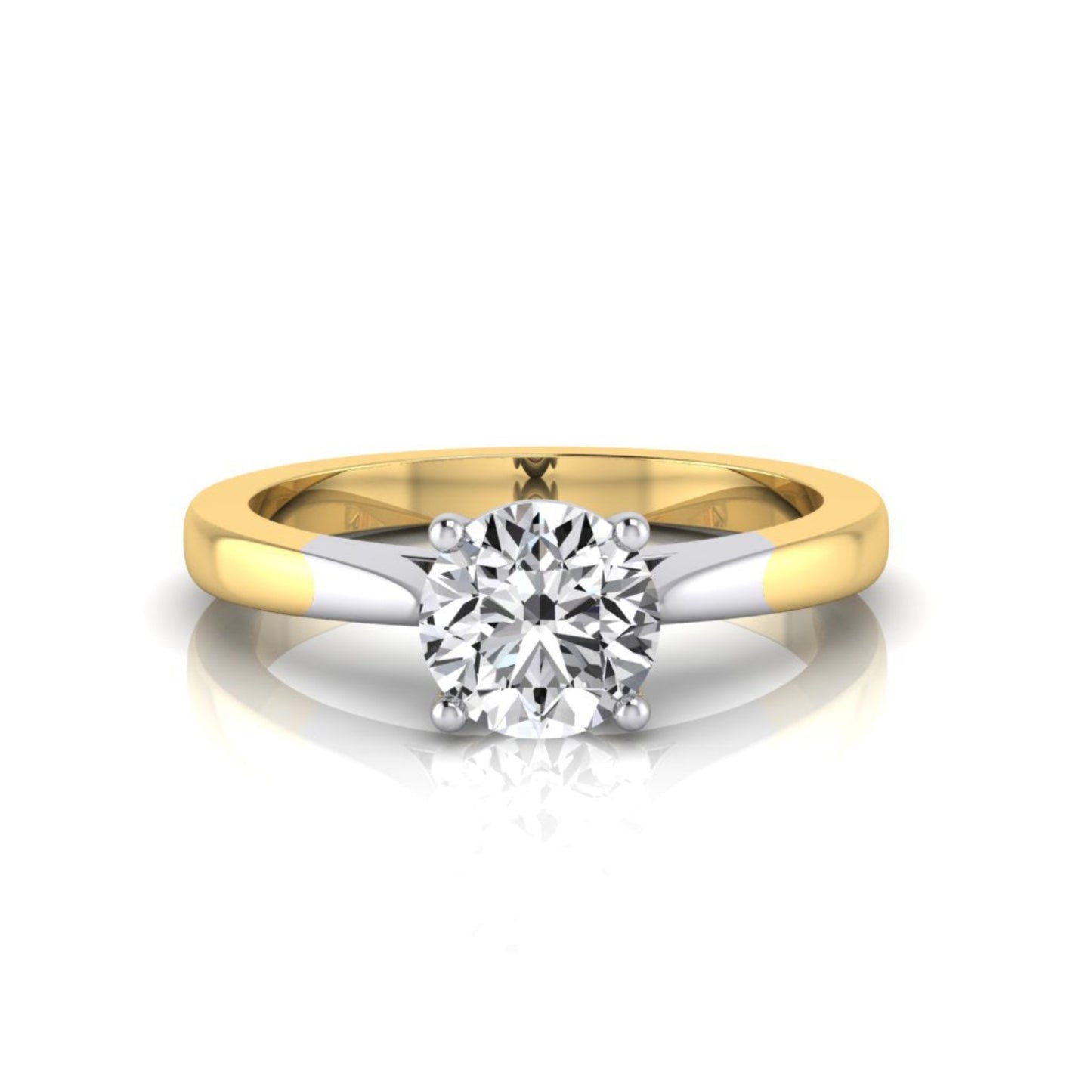 Madeline Solitaire Diamond 4 Claw Ring