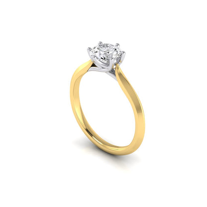 Tiana Tulip Solitaire Ring