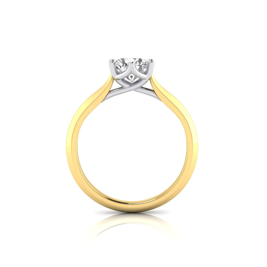 Tiana Tulip Solitaire Ring