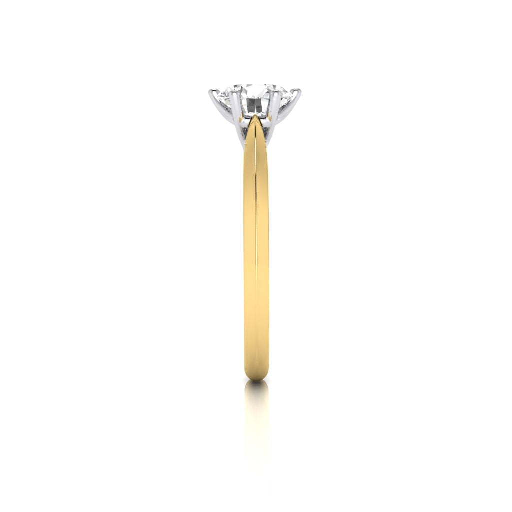 Tiana Tulip Solitaire Ring