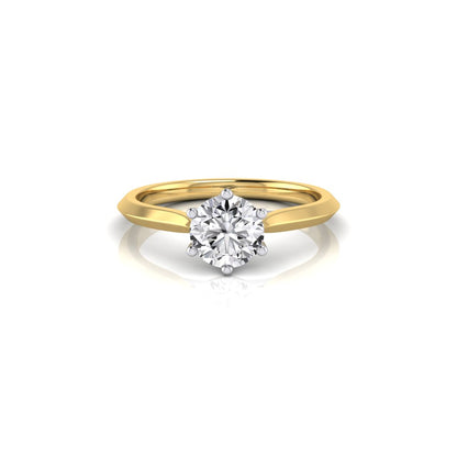 Tiana Tulip Solitaire Ring