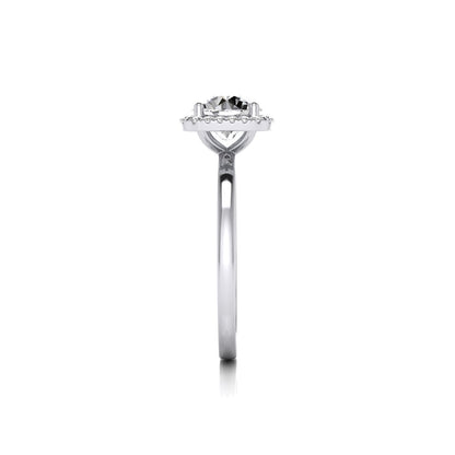 Raquel Halo Diamond Ring