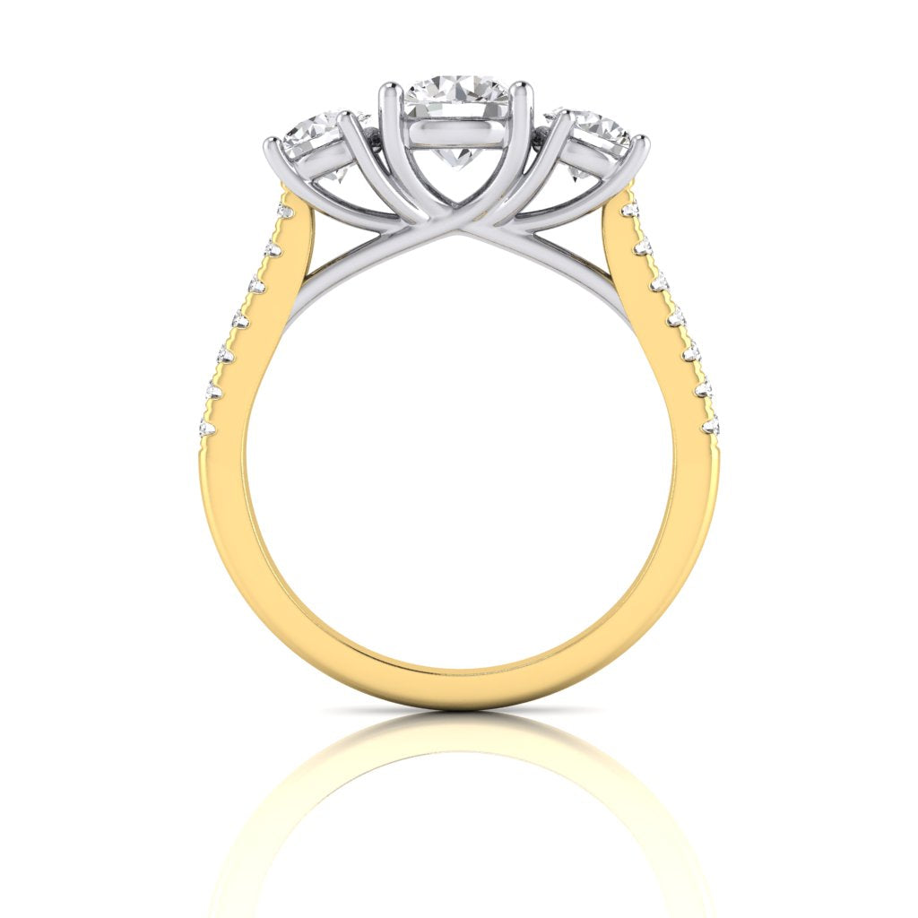 Bianca Diamond Trilogy Ring