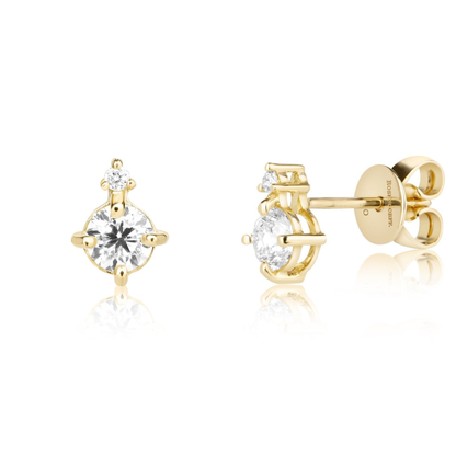 Timeless Duo Diamond Earrings