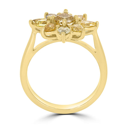 Fancy  Cushion Blossom Collection Diamond Ring - Rosendorff Diamond Jewellers