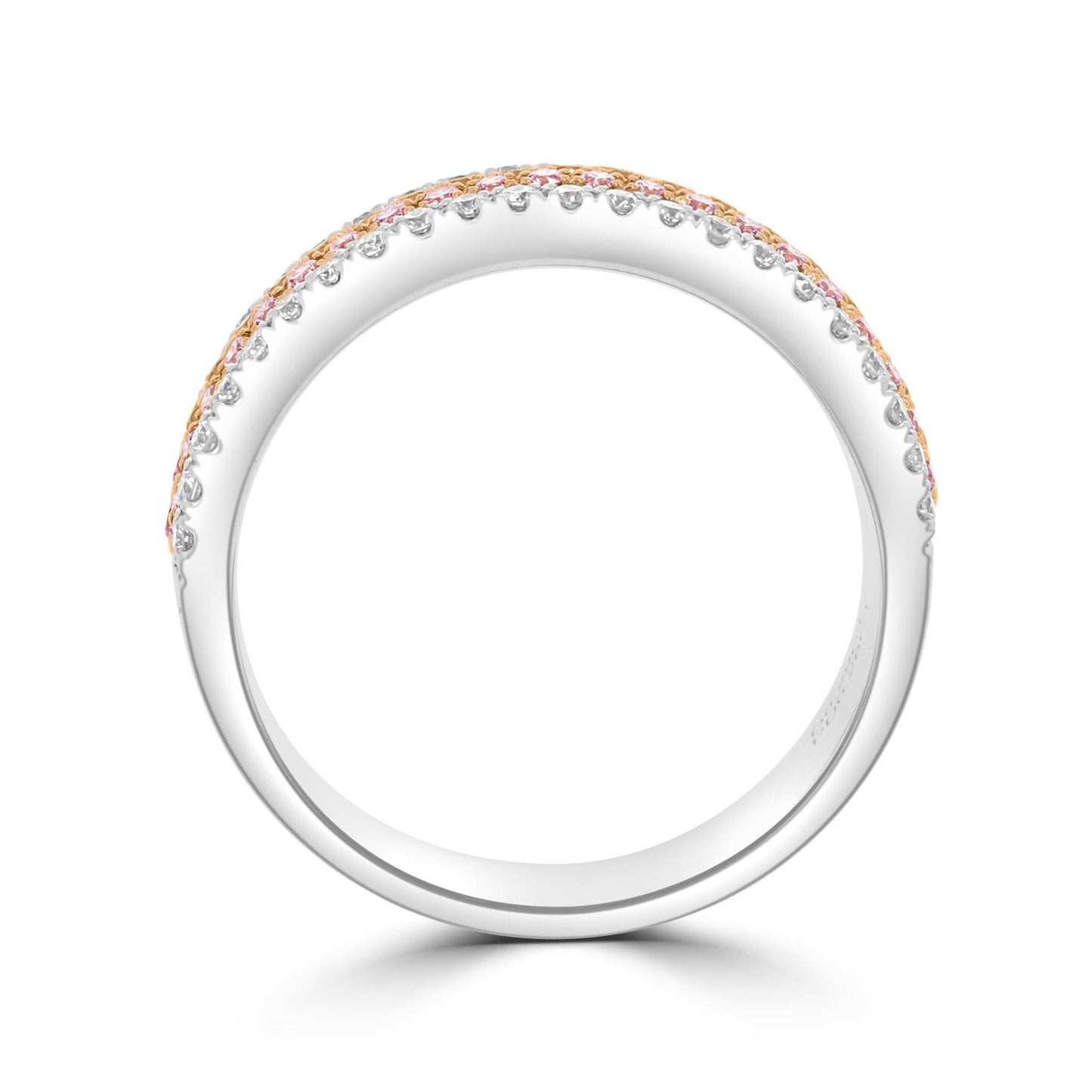 Natural Pink Diamond Band - Rosendorff Diamond Jewellers