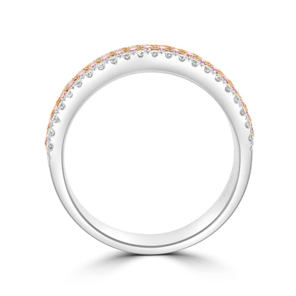 Natural Pink Diamond Band - Rosendorff Diamond Jewellers