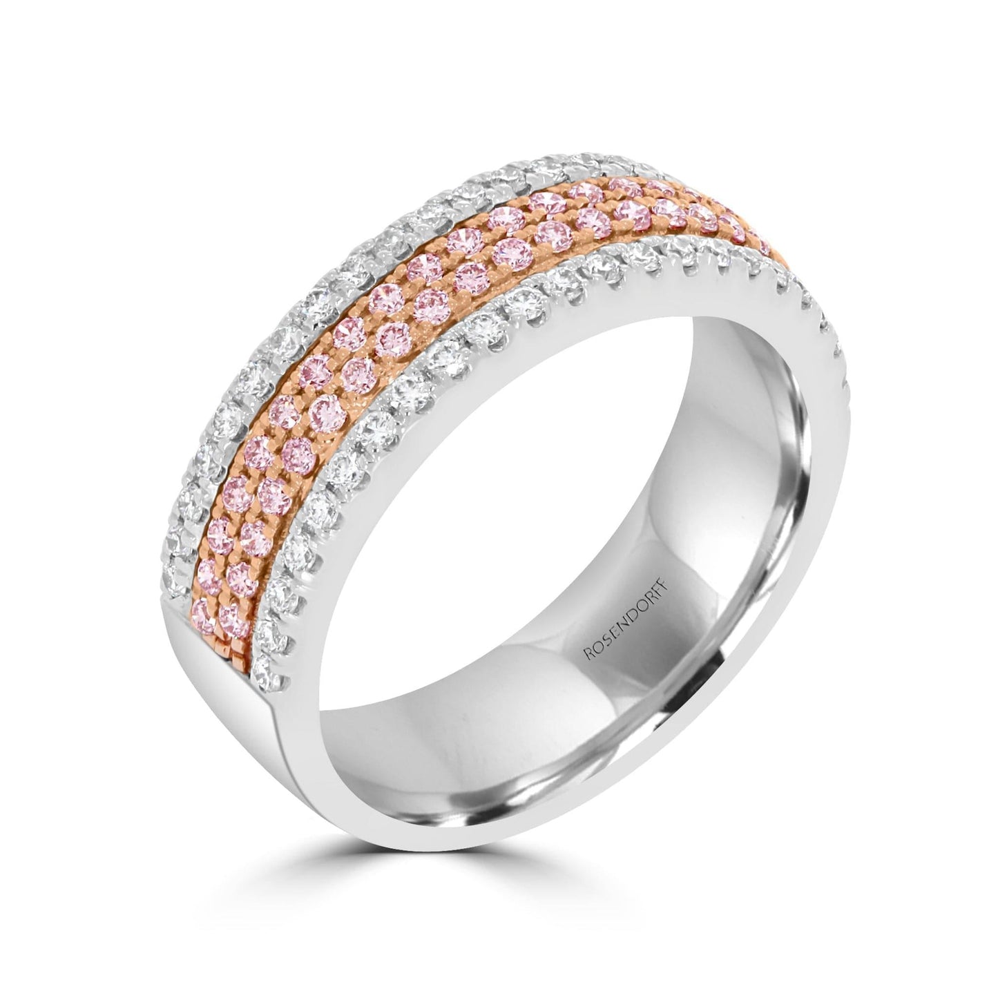 Natural Pink Diamond Band - Rosendorff Diamond Jewellers