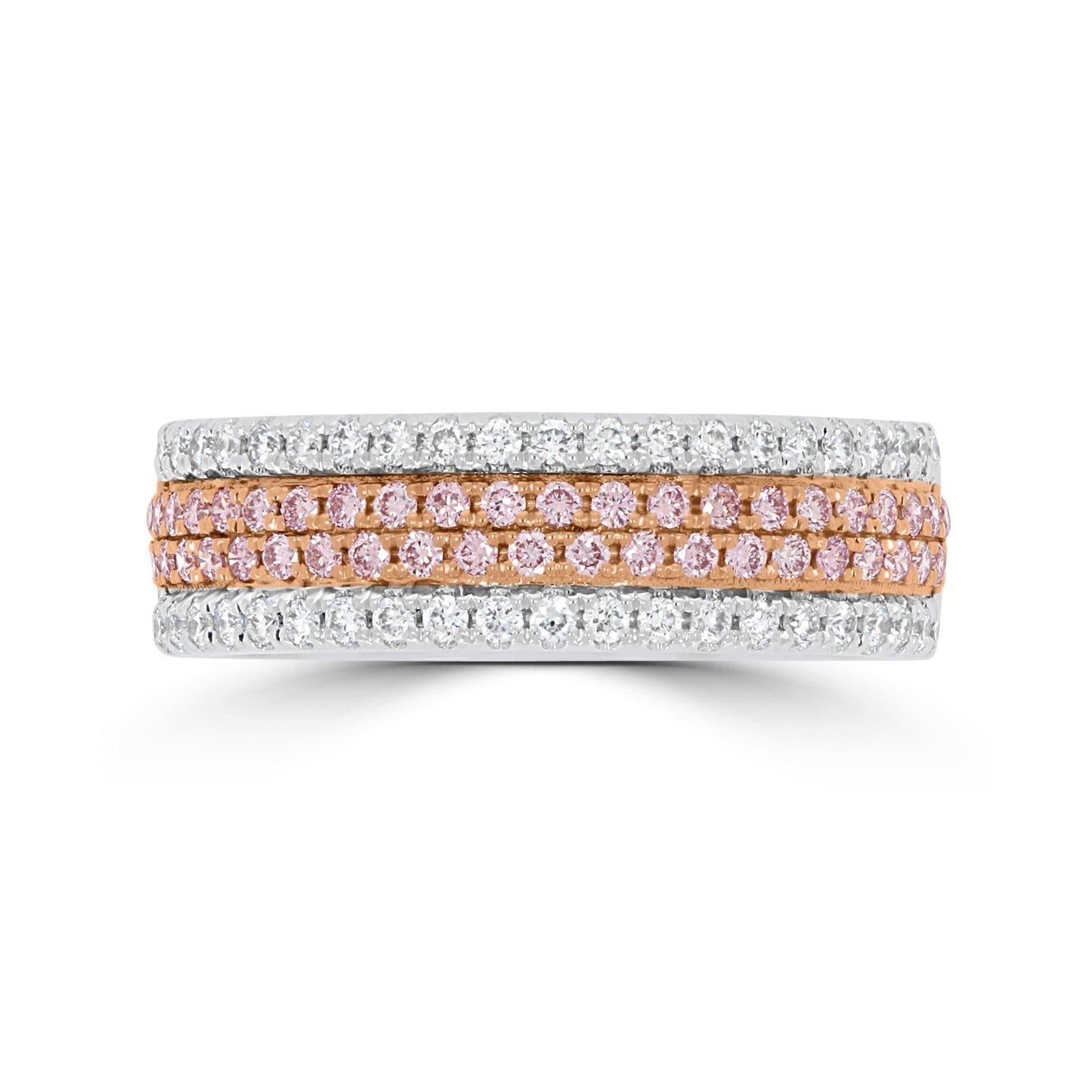 Natural Pink Diamond Band - Rosendorff Diamond Jewellers