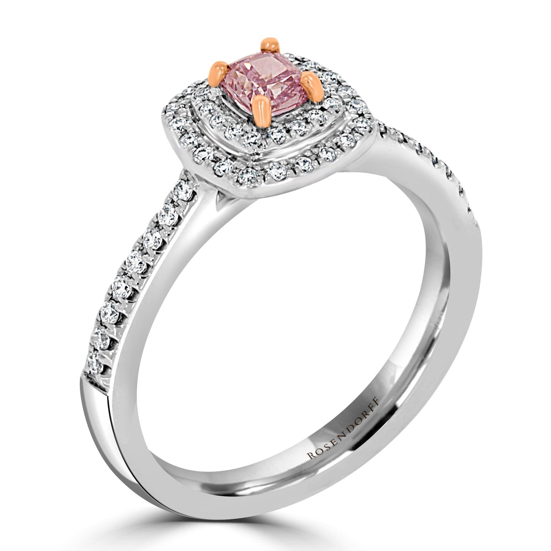 Fancy Intense Purple-Pink Diamond Ring - Rosendorff Diamond Jewellers