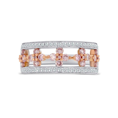 Pink Diamond Coronet Ring - Rosendorff Diamond Jewellers