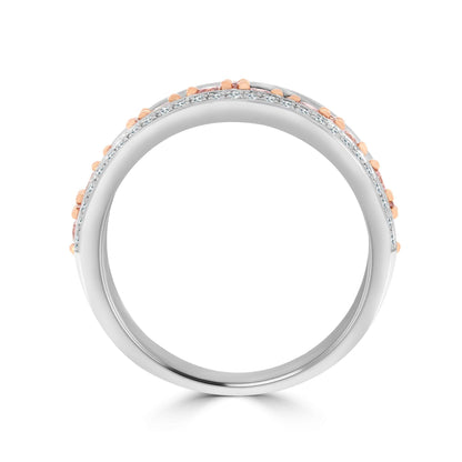 Pink Diamond Coronet Ring - Rosendorff Diamond Jewellers