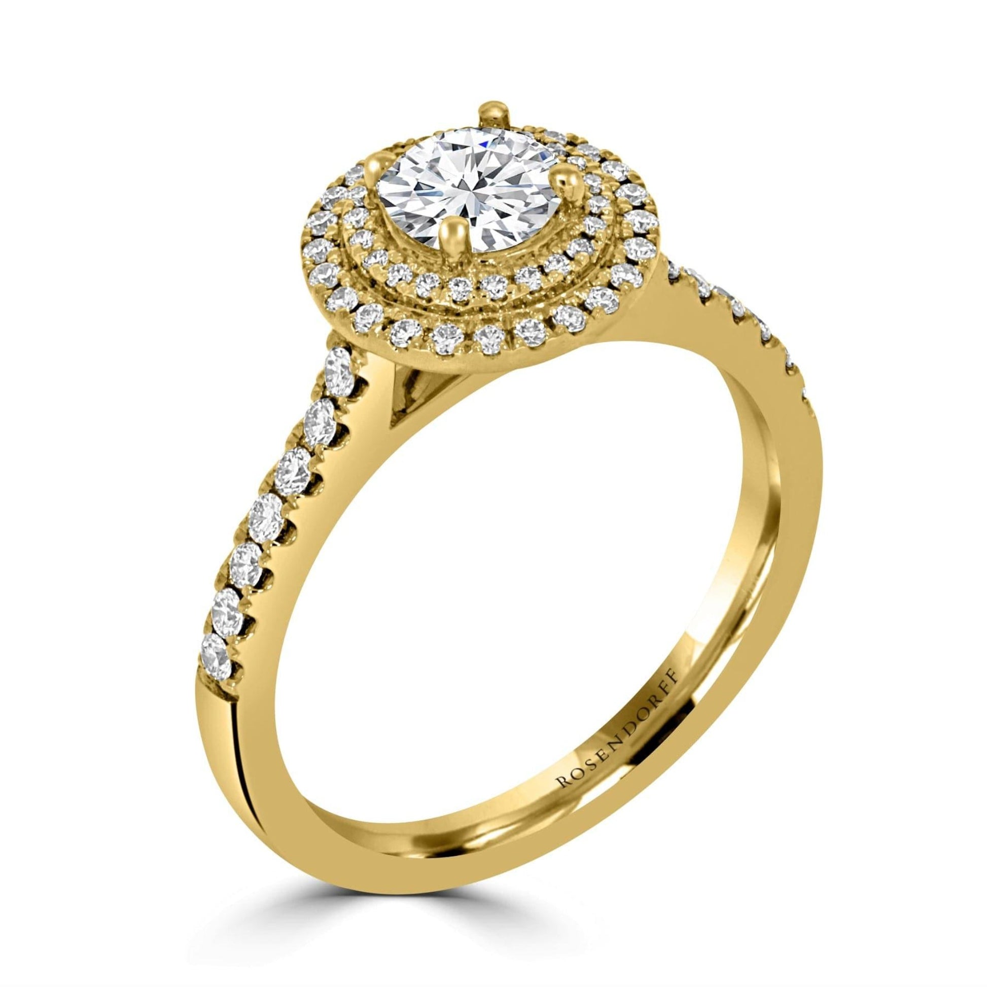 Double Halo Engagement Ring - Rosendorff Diamond Jewellers