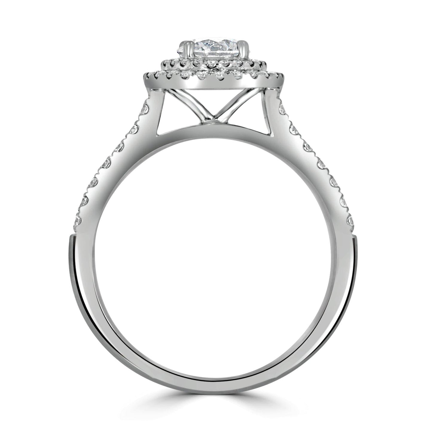 Double Halo Engagement Ring - Rosendorff Diamond Jewellers