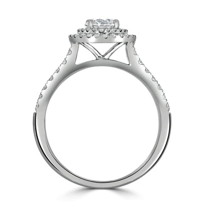 Double Halo Engagement Ring - Rosendorff Diamond Jewellers
