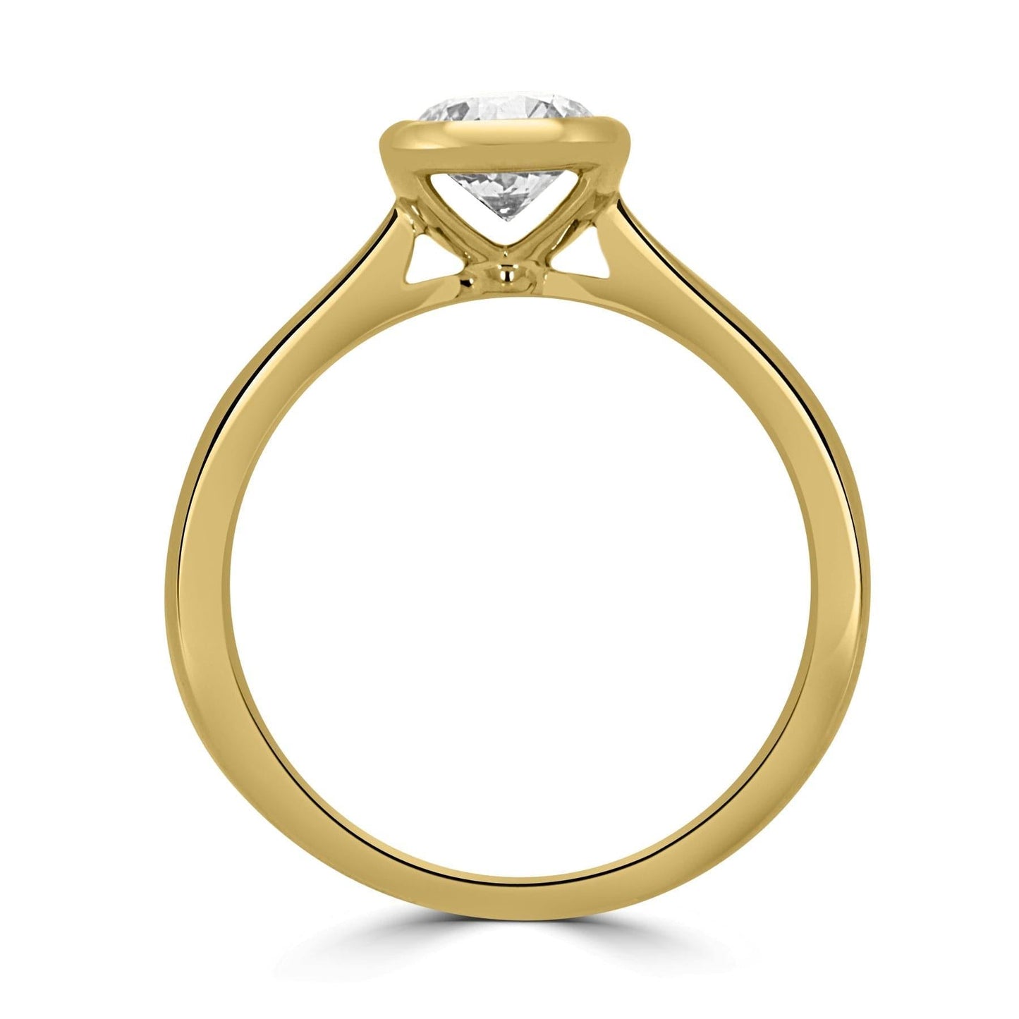 Bezel Diamond Engagement Ring - Rosendorff Diamond Jewellers