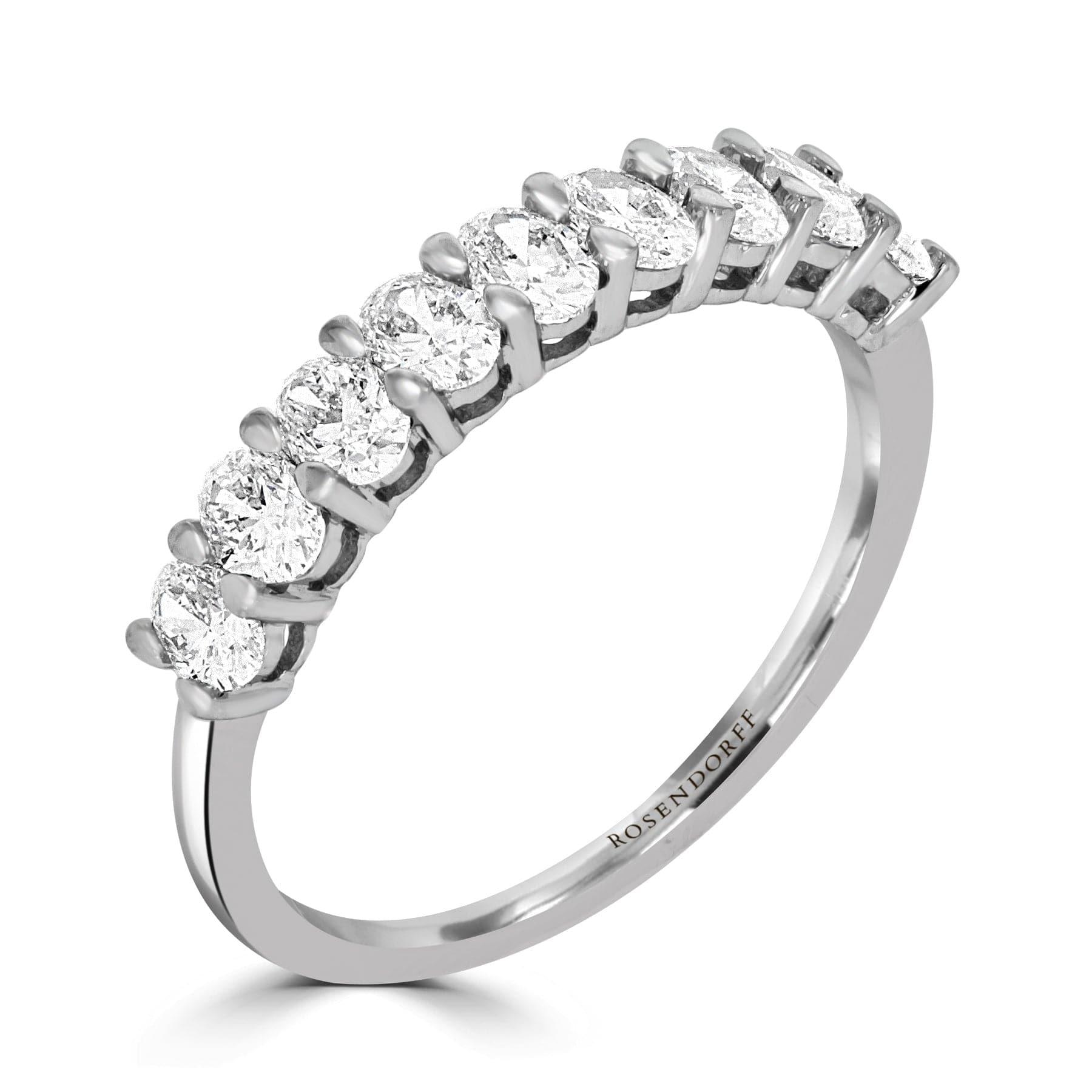 9st Oval Cut Diamond Band - Rosendorff Diamond Jewellers