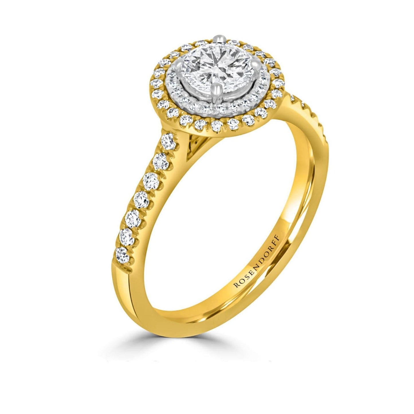 Double Halo Diamond Engagement Ring - Rosendorff Diamond Jewellers