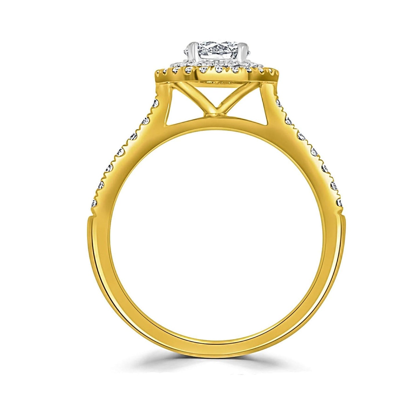 Double Halo Diamond Engagement Ring - Rosendorff Diamond Jewellers
