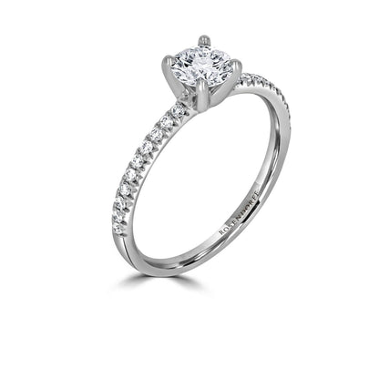 Four Claw Diamond Engagement Ring - Rosendorff Diamond Jewellers