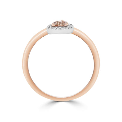Eminence Pinks Diamond Pear Ring - Rosendorff Diamond Jewellers
