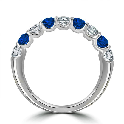 Anniversary Sapphire & Diamond Ring - Rosendorff Diamond Jewellers