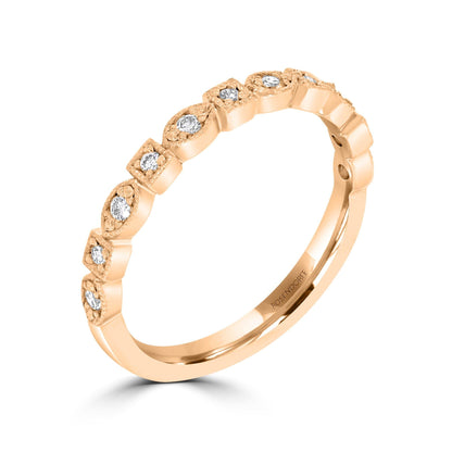 Fancy Rose Gold Diamond Ring - Rosendorff Diamond Jewellers