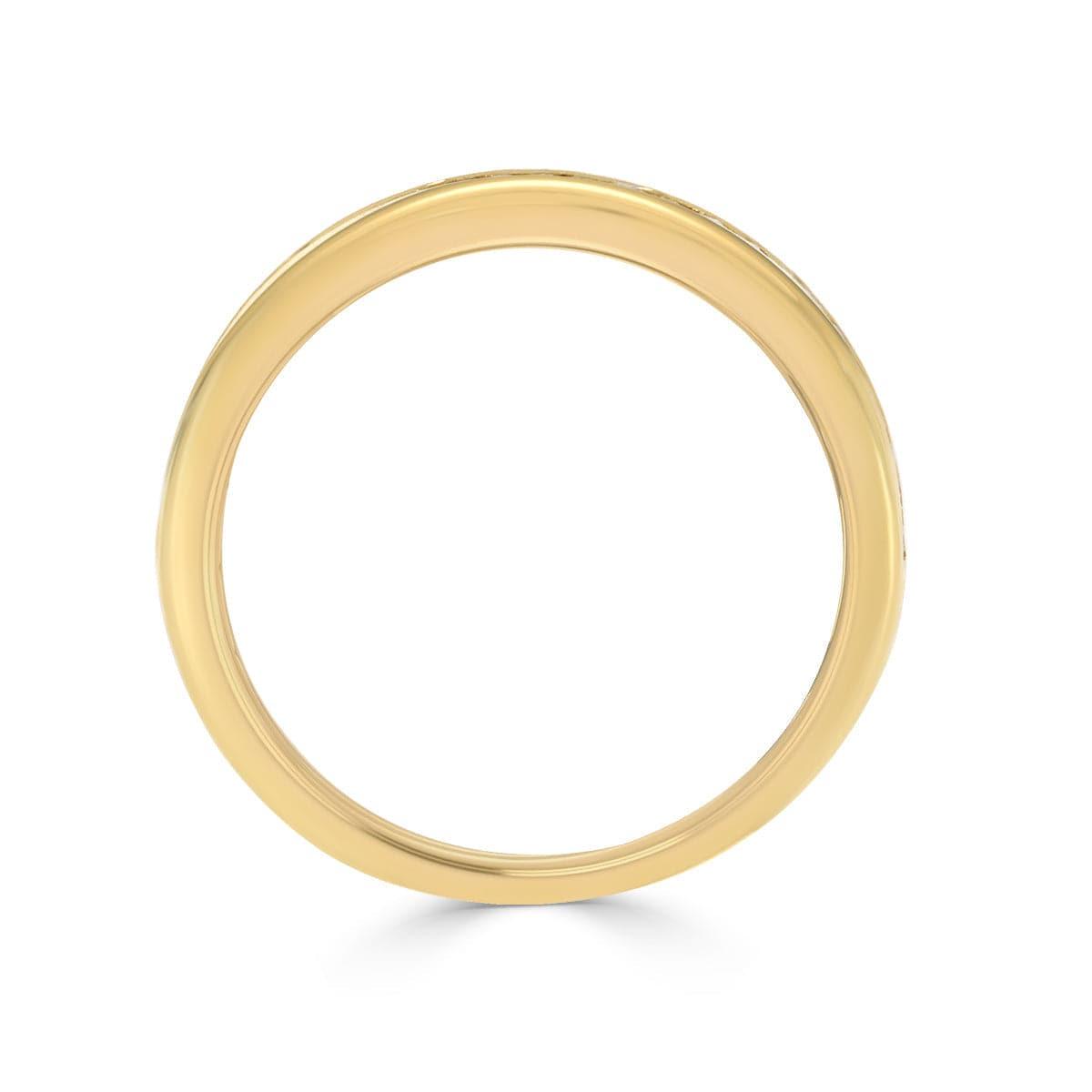 Channel 0.17ct Diamond Band in Yellow Gold - Rosendorff Diamond Jewellers