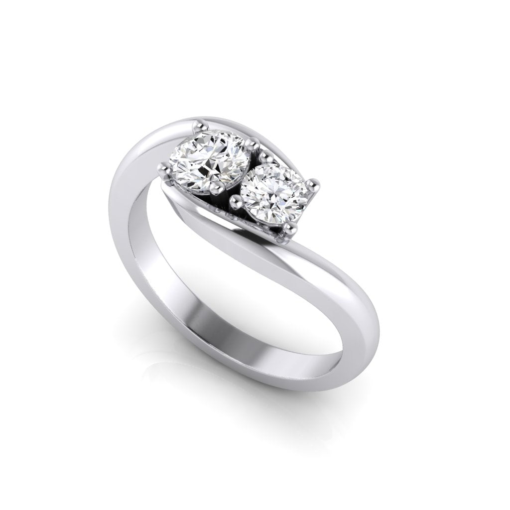 Lucy Brilliant Diamond Engagement Ring | 18ct White Gold