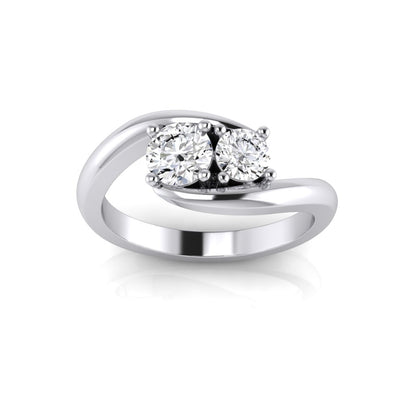 Lucy Brilliant Diamond Engagement Ring | 18ct White Gold