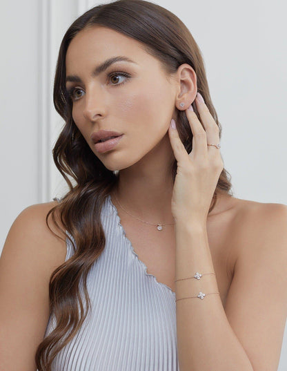 Eminence Pinks Clover Bracelet - Rosendorff Diamond Jewellers