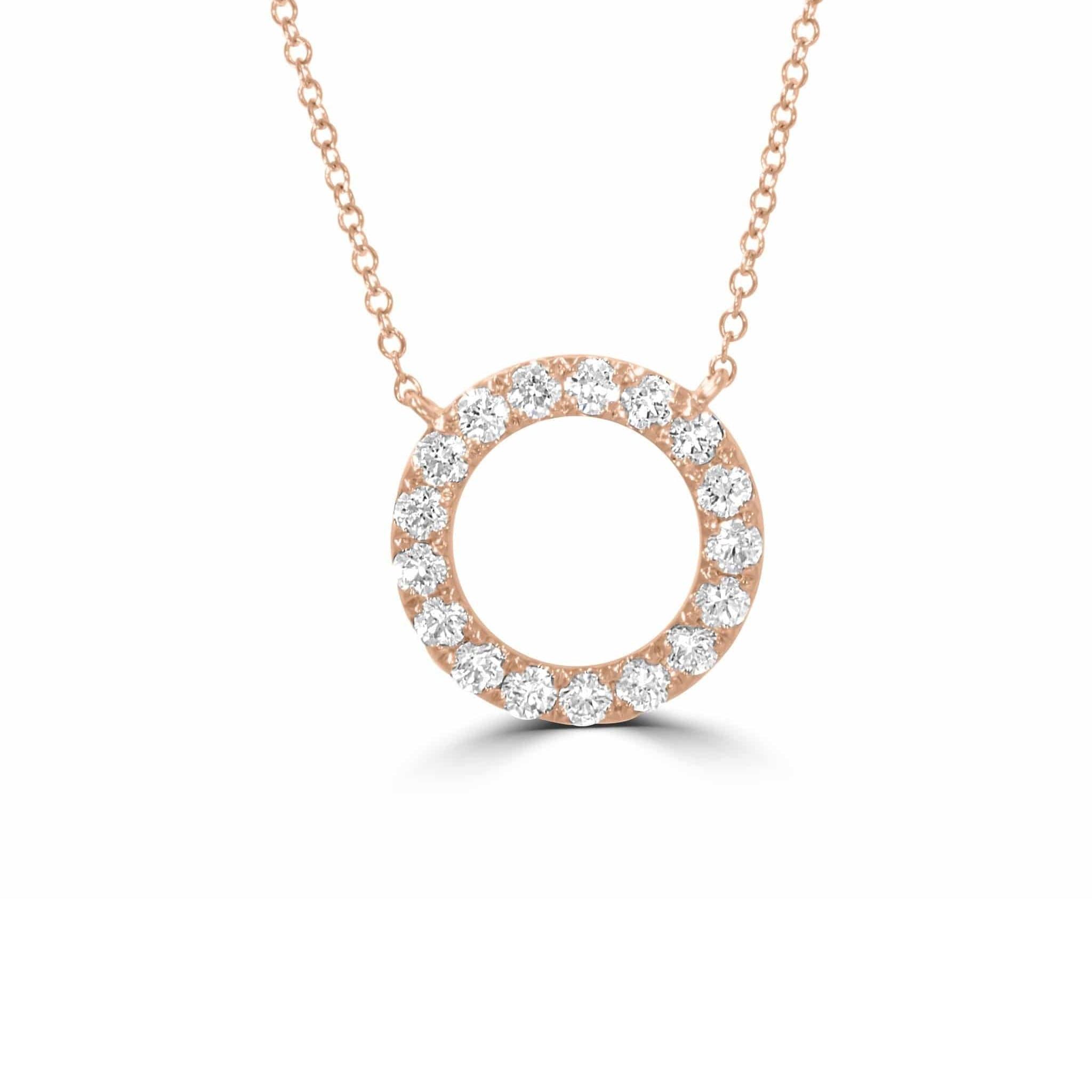 Circle of Life Large Diamond Pendants