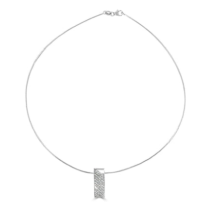 Pave Disc Pendant - Rosendorff Diamond Jewellers
